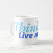 もっと生きる、ストレスを減らす» コーヒーマグカップ (正面左)