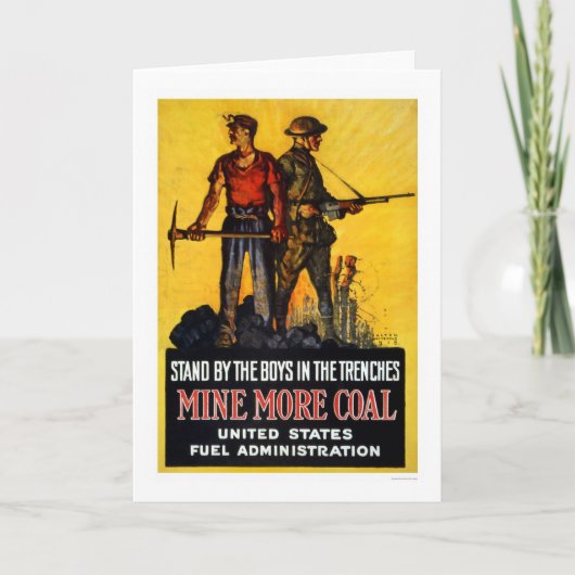 もっと石炭を採掘する カード (正面)