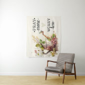 もっと祈り、心配を減らす - クリスチャンの名言 タペストリー (インサイチュ)