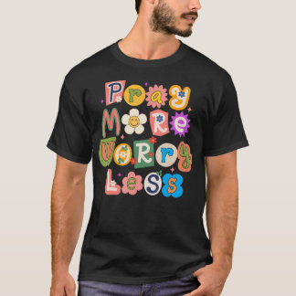 もっと祈心配の少ないレトロイエスのクリスチャンの賜物 Tシャツ