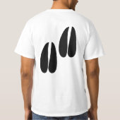 もっと私は人々に会いますもっと私は好みますヤギを Tシャツ (裏面)