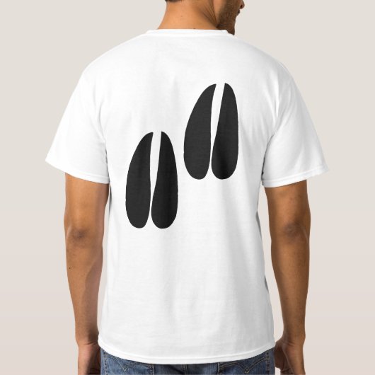 もっと私は人々に会いますもっと私は好みますヤギを Tシャツ (裏面)