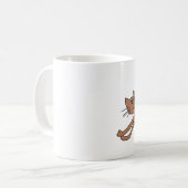 もっと私は私の猫のマグを好みます コーヒーマグカップ (正面左)