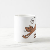 もっと私は私の猫のマグを好みます コーヒーマグカップ (中央)