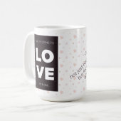 もっと私を愛して コーヒーマグカップ (正面左)