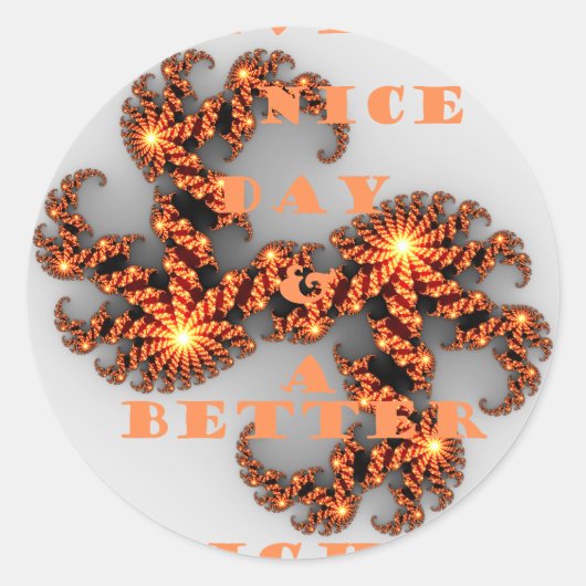 もっと素敵な一日を、そしてより良い夜を ラウンドシール (正面)