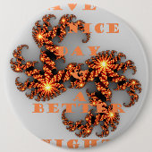 もっと素敵な一日を、そしてより良い夜を 缶バッジ (正面)