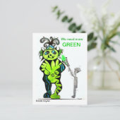 もっと緑が必要 - ポストカード (スタンド正面)