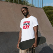 もっと練習する |フレーズやる気を起こさせるレッドタイポグラフィ Tシャツ