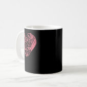 もっと自分を愛しなさい コーヒーマグカップ (正面左)