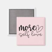 「もっと自己愛」ボホ感動的ーやる気を起こさせる マグネット (正面/裏面)