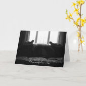 もっと良いものがある(悔やみや弔慰) カード (黄色い花)