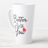 もっと良い カフェラテマグ (左アングル)