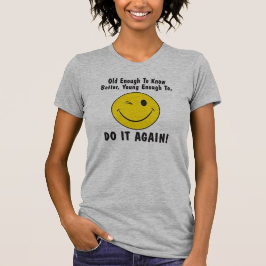 もっと良く分かる年齢だ Tシャツ (正面)