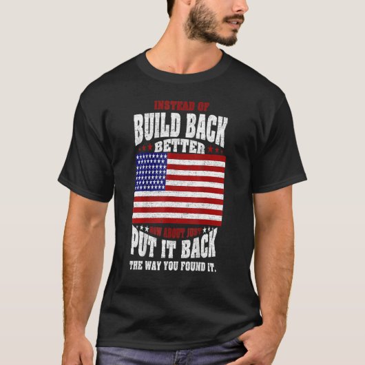 もっと良く構築する代わりに単にそれを配置する Tシャツ (正面)