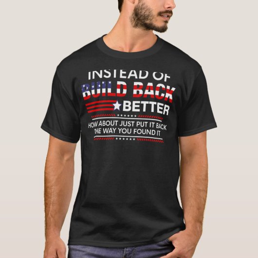 もっと良く構築する代わりに単にそれを配置する Tシャツ (正面)