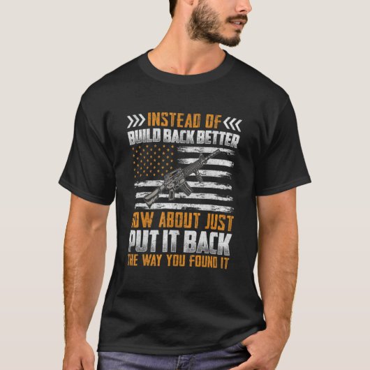 もっと良く構築する代わりに単にそれを配置する Tシャツ (正面)