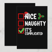 もっと複雑なクリスマスリスト 招待状 (正面/裏面)