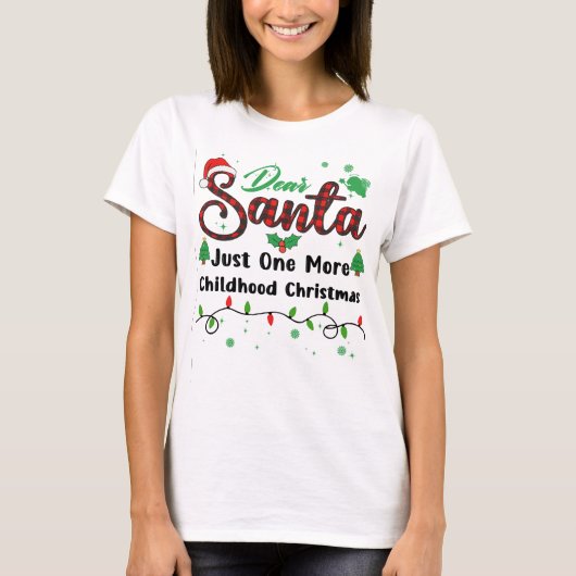 もっと見る子供時代のクリスマスマッチングクリスマス Tシャツ (正面)