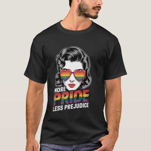 もっと誇りをもっと偏見を少なく Tシャツ (正面)