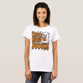 もっと読ブーック幽霊ハロウィーン Tシャツ (正面フル)