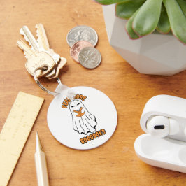 もっと読本ハロウィーン幽霊オレンジ キーホルダー