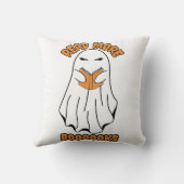 もっと読本ハロウィーン幽霊オレンジ クッション (裏面)