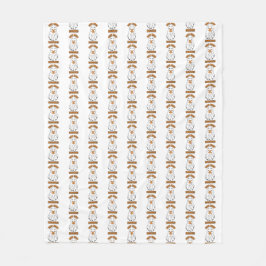 もっと読本ハロウィーン幽霊オレンジ フリースブランケット