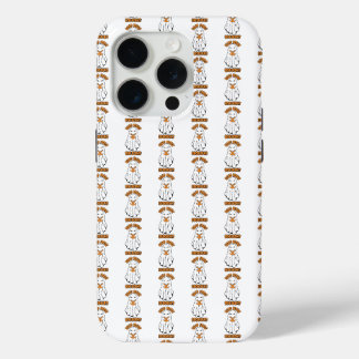 もっと読本ハロウィーン幽霊オレンジ iPhone 15 PROケース