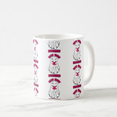 もっと読本ハロウィーン幽霊ピンク コーヒーマグカップ (正面右)