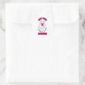 もっと読本ハロウィーン幽霊ピンク ラウンドシール (バッグ)