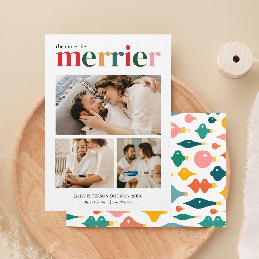 もっと賑やかになるクリスマスの妊娠発表 シーズンカード