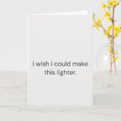 もっと軽くできたら – 簡単な共感 カード (黄色い花)