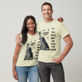 もっと進むよう自分を押し進める Tシャツ (ユニセックス)