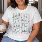 もっと遊びたい 麻雀が楽しい Tシャツ