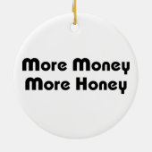 もっと金をもっと蜂蜜 セラミックオーナメント (裏面)