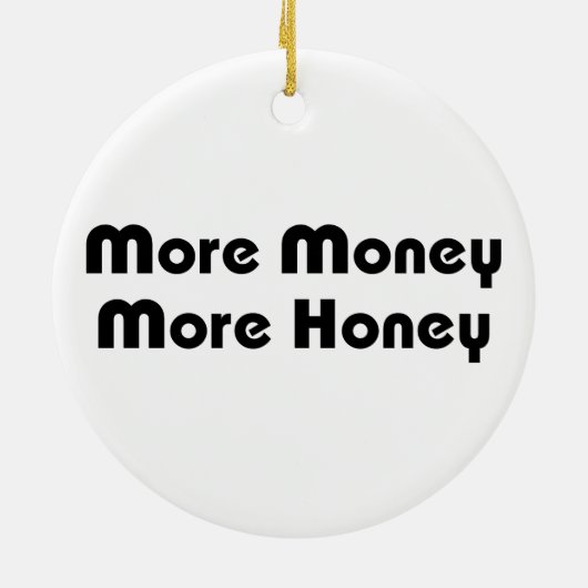 もっと金をもっと蜂蜜 セラミックオーナメント (裏面)