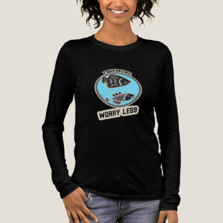 もっと釣りをして、もっとリラックスしよう トライブレンドTシャツ