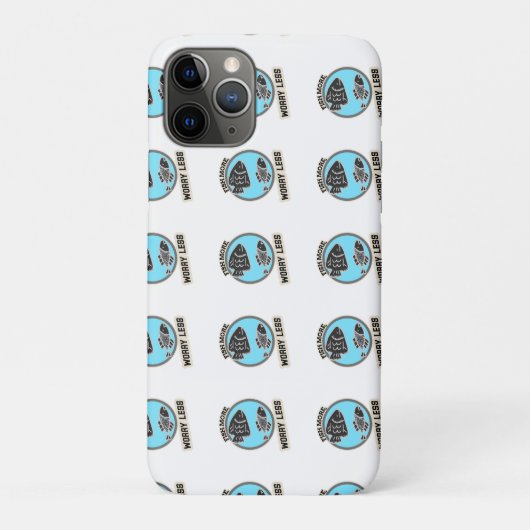 もっと釣りをして、もっとリラックスしよう Case-Mate iPhoneケース (裏)