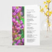 もっと頑張ると約束する…人間関係 カード (黄色い花)