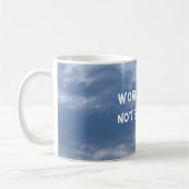 もっと頑張る頭が切れる コーヒーマグカップ (左)