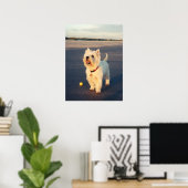 もっと頼む!ウェスティーボールポスター ポスター (ホームオフィス)