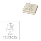 もっと食べのケーキ誕生日ラバーアートスタンプ ラバースタンプ (押印)