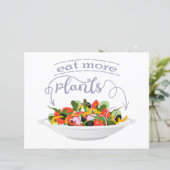 もっと食べの植物の生鮮サラダ動機レタリング (スタンド正面)