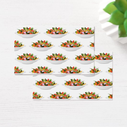 もっと食べの植物の生鮮サラダ動機レタリング (デスク)