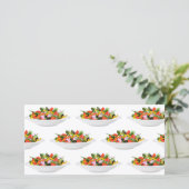 もっと食べの植物の生鮮サラダ動機レタリング (スタンド正面)