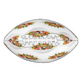 もっと食べの植物の生鮮サラダ動機レタリング アメリカンフットボール (正面)