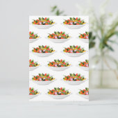 もっと食べの植物の生鮮サラダ動機レタリング エンクロージャーカード (スタンド正面)