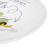 もっと食べの植物の生鮮サラダ動機レタリング カッティングボード (角)