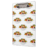 もっと食べの植物の生鮮サラダ動機レタリング クリップボード (左)